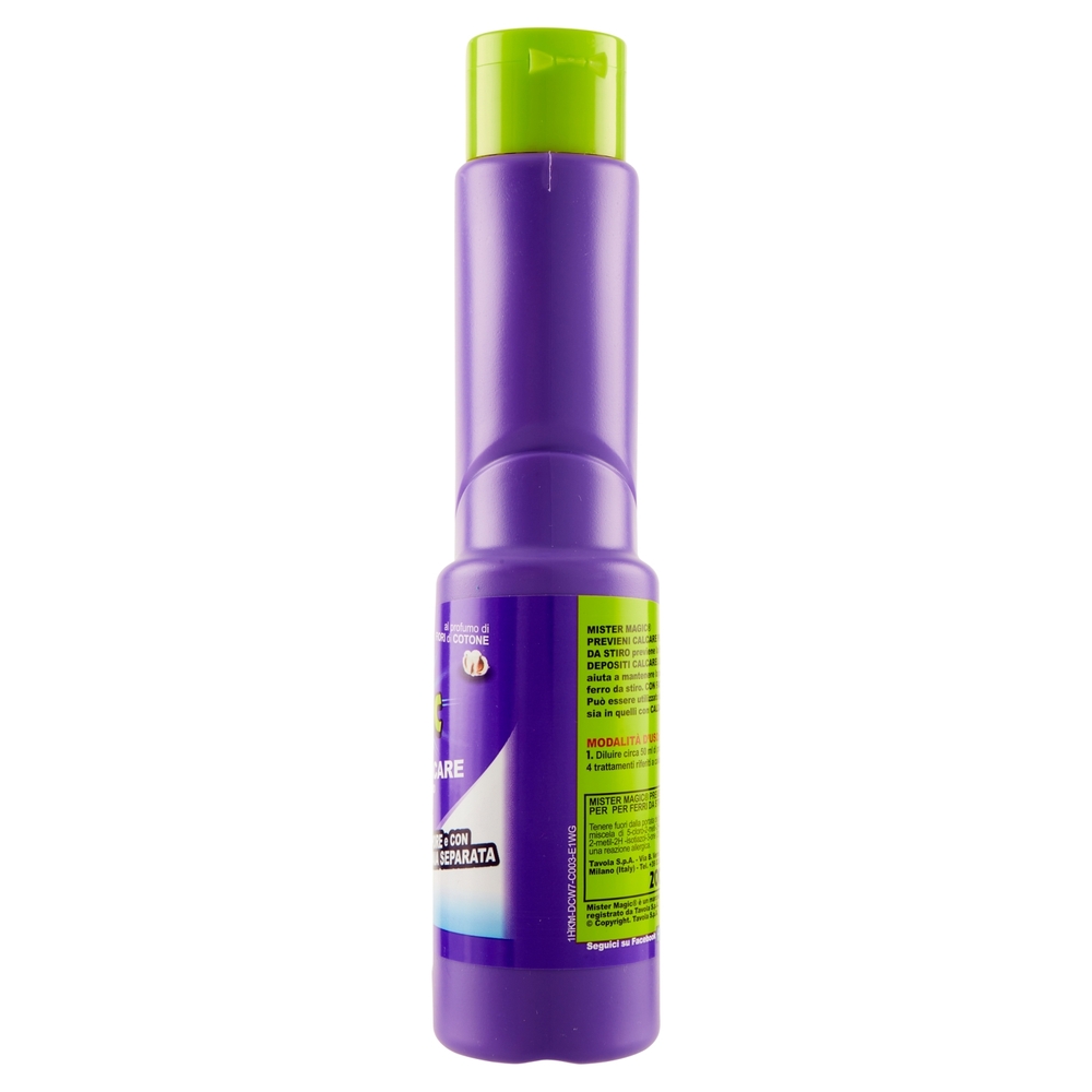 mister Magic Previeni Calcare per Ferri da Stiro al profumo di Fiori di Cotone 200 ml